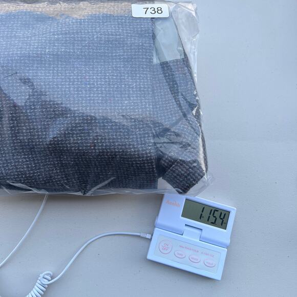 Vtg Haggar Blazer Sz 42 Tweed Wool Gray USA Ivy League Preppy Grandpa Old Money - Picture 12 of 12